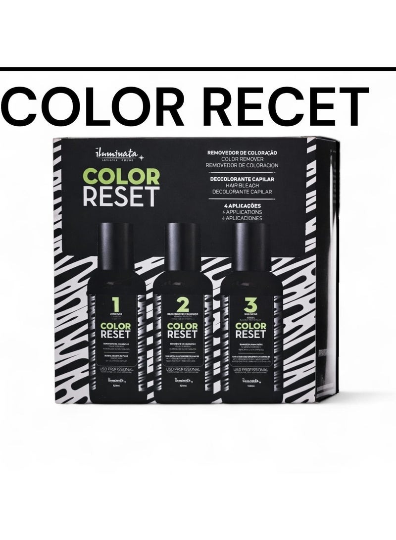 COLOR REST Iluminata Artistic Color Color Reset Professional Hair Color Remover - 4 Applications - Image 1